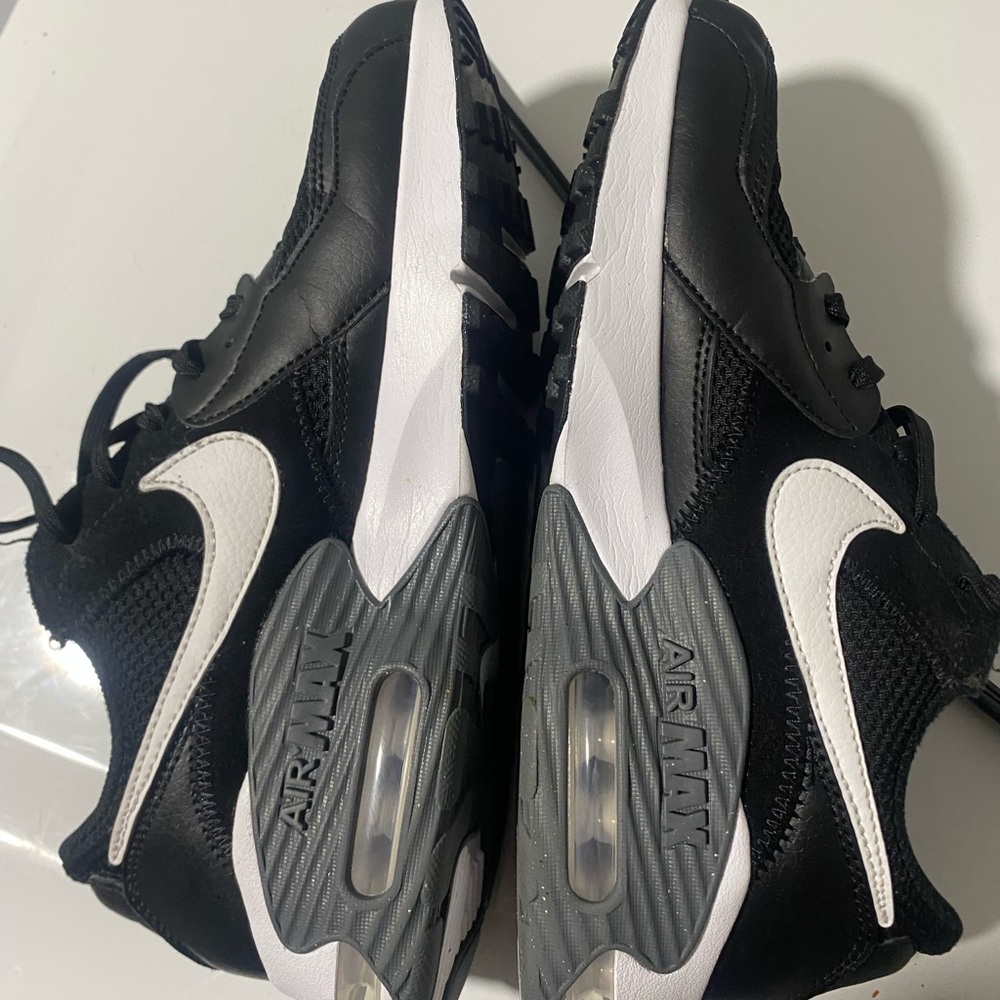 Nike Air Max Black and White Athletic Shoes